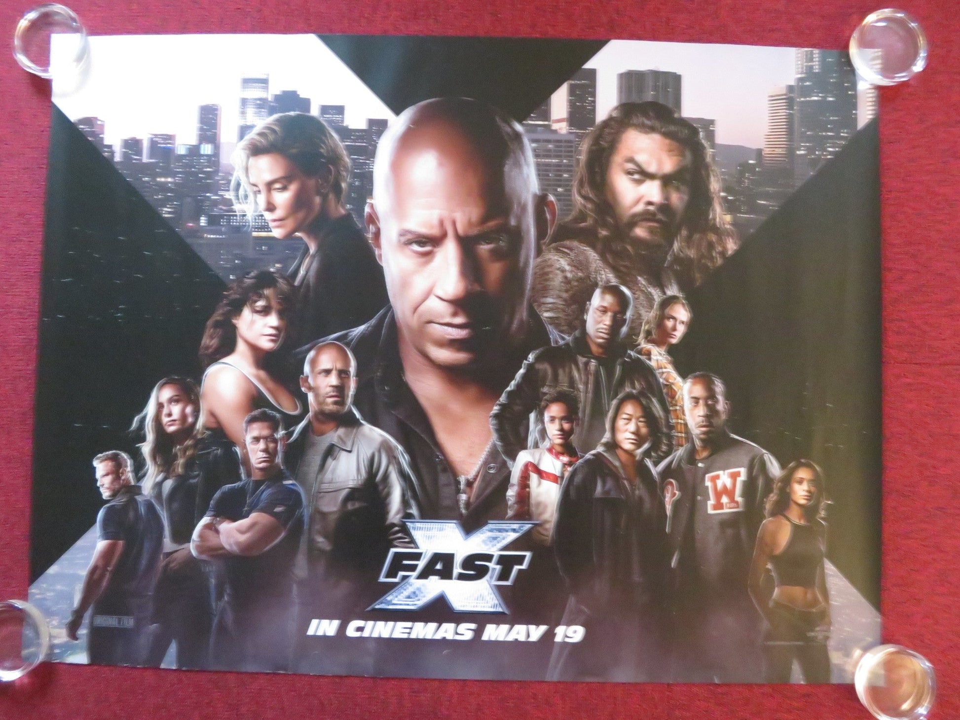 FAST X UK QUAD ROLLED POSTER VIN DIESEL JASON STATHAM JASON MOMOA 2023 Rendezvous Cinema Movie posters
