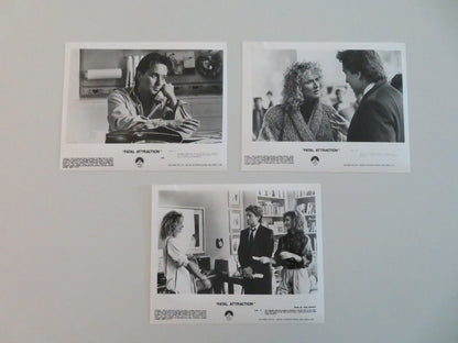 FATAL ATTRACTION MOVIE STILL PHOTO LOT OF 3 MICHAEL DOUGLAS GLENN CLOSE 1987 Movie posters