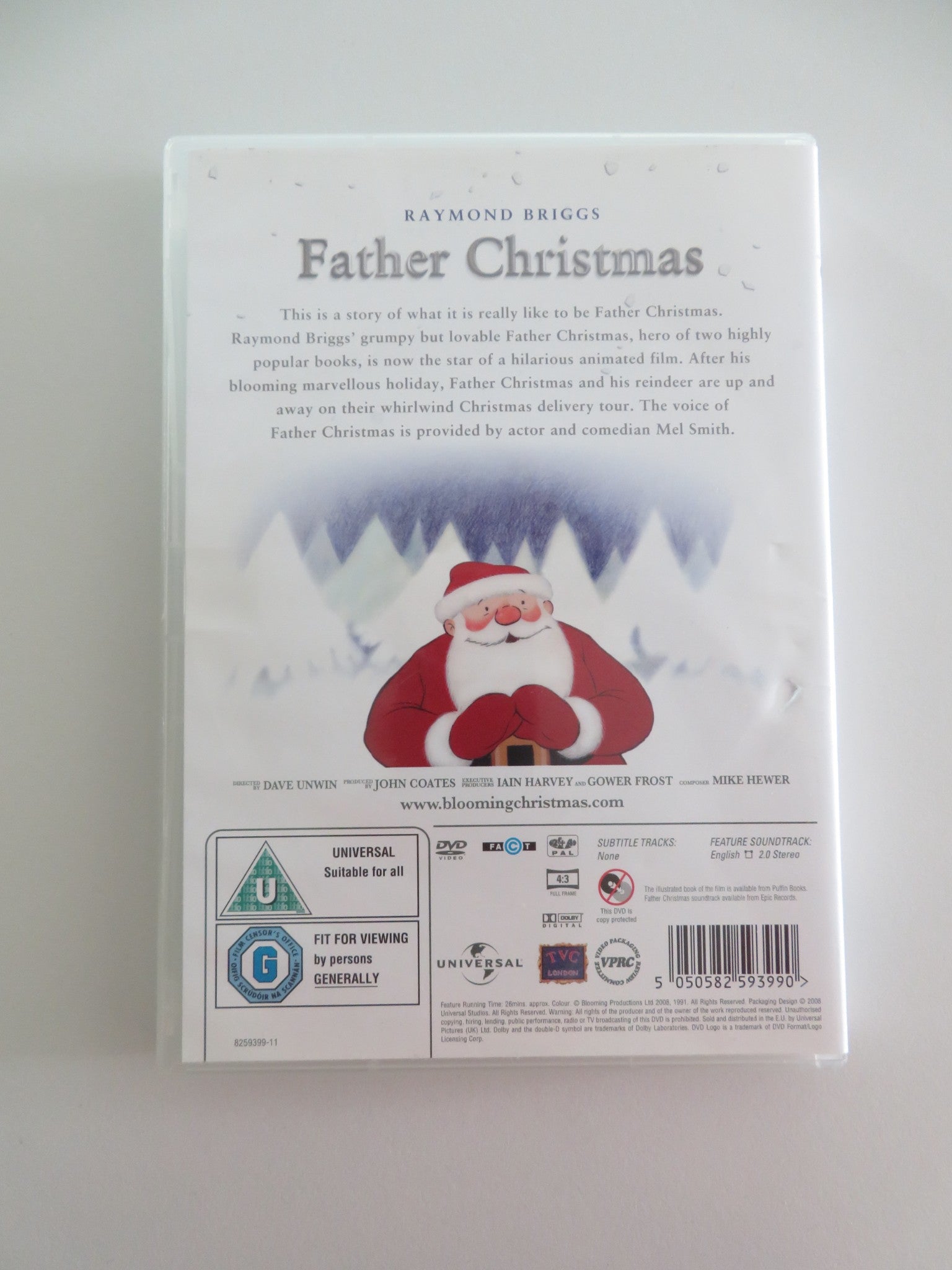 FATHER CHRISTMAS (DVD) MEL SMITH RAYMOND BRIGGS 1991 REGION 2,4 Movie posters