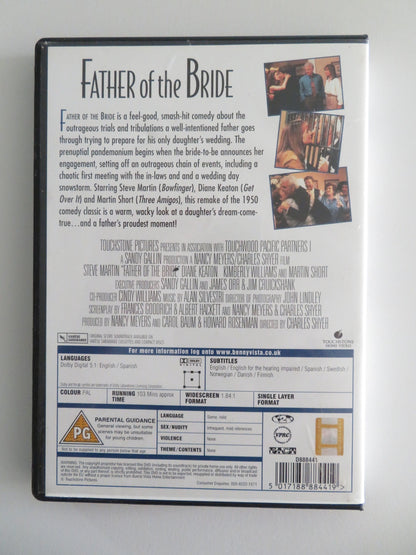 FATHER OF THE BRIDE (DVD) STEVE MARTIN DIANE KEATON 1991 REGION 2 Movie posters
