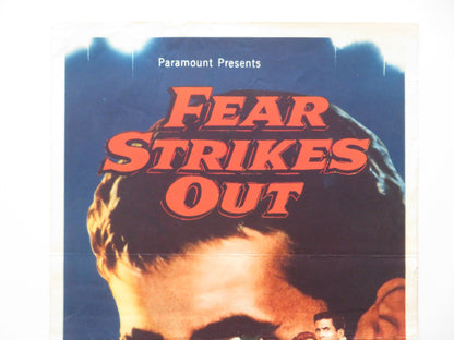FEAR STRIKES OUT US INSERT POSTER ANTHONY PERKINS KARL MALDEN 1957 Rendezvous Cinema Movie posters
