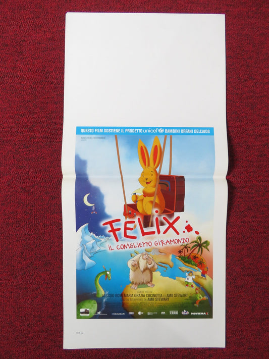 FELIX: IL CONIGLIETTO GIRAMONDO ITALIAN LOCANDINA POSTER PATRICK FLECKEN 2005 Rendezvous Cinema Movie posters