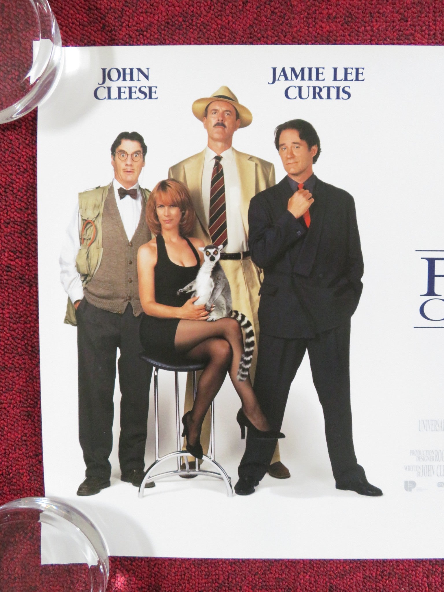 FIERCE CREATURES UK MINI QUAD POSTER JOHN CLEESE JAMIE LEE CURTIS 1997 Rendezvous Cinema Movie posters