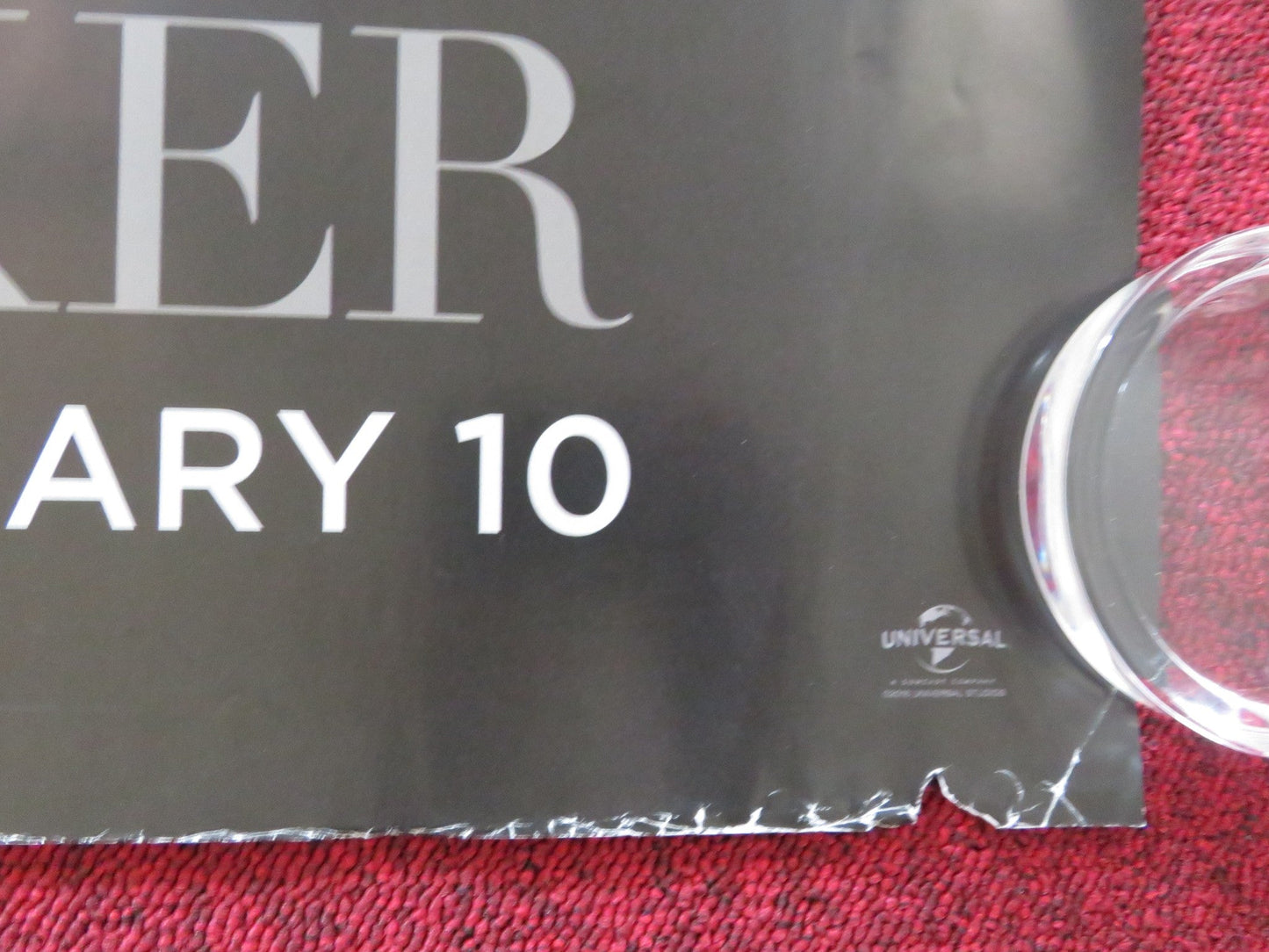 FIFTY SHADES DARKER - C UK QUAD ROLLED POSTER DAKOTA JOHNSON JAMIE DORNAN 2017 Rendezvous Cinema Movie posters