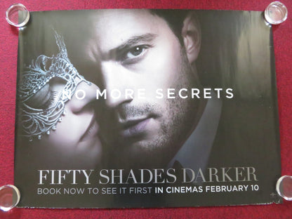FIFTY SHADES DARKER - C UK QUAD ROLLED POSTER DAKOTA JOHNSON JAMIE DORNAN 2017 Rendezvous Cinema Movie posters