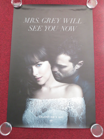 Fifty Shades Freed - B US One Sheet Rolled Poster Dakota Johnson J. Dornan 2018 Movie posters