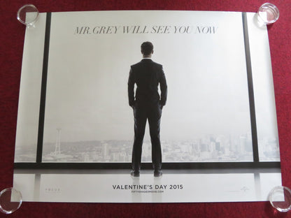 FIFTY SHADES OF GREY UK QUAD ROLLED POSTER JAMIE DORNAN DAKOTA JOHNSON 2015 Rendezvous Cinema Movie posters