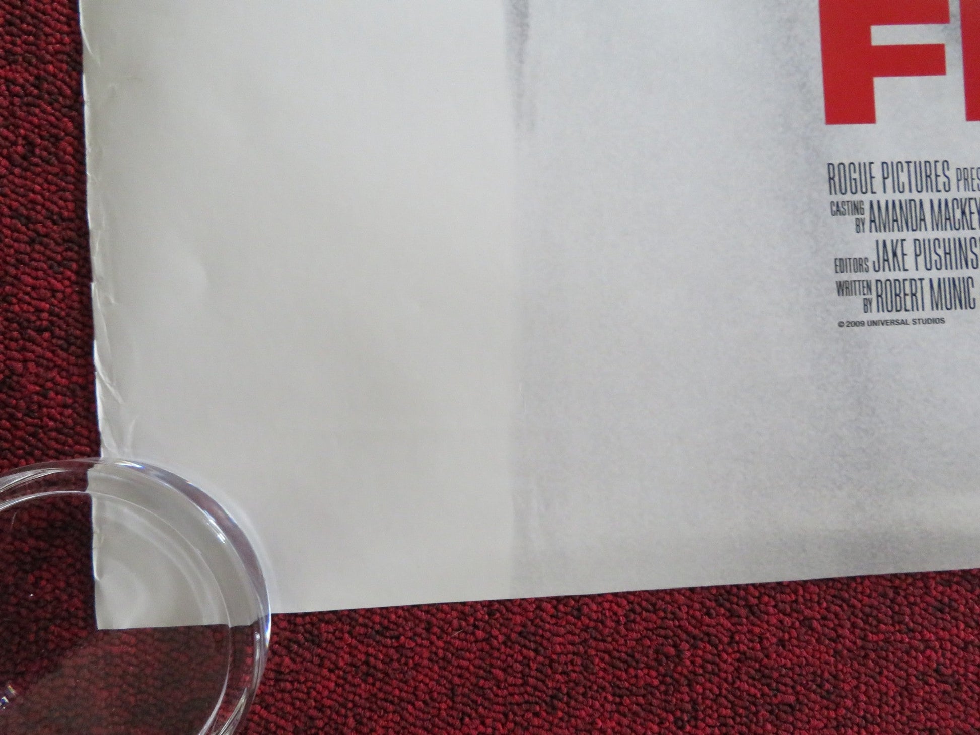 FIGHTING - B US ONE SHEET ROLLED POSTER CHANNING TATUM TERRENCE HOWARD 2009 Rendezvous Cinema Movie posters