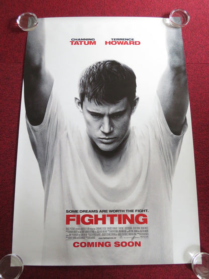 FIGHTING US ONE SHEET ROLLED POSTER CHANNING TATUM TERRENCE HOWARD 2009 Rendezvous Cinema Movie posters