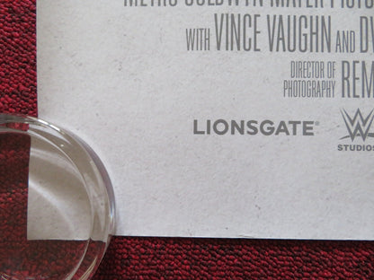 FIGHTING WITH MY FAMILY UK QUAD ROLLED POSTER NICK FROST LENA HEADEY 2019 Rendezvous Cinema Movie posters