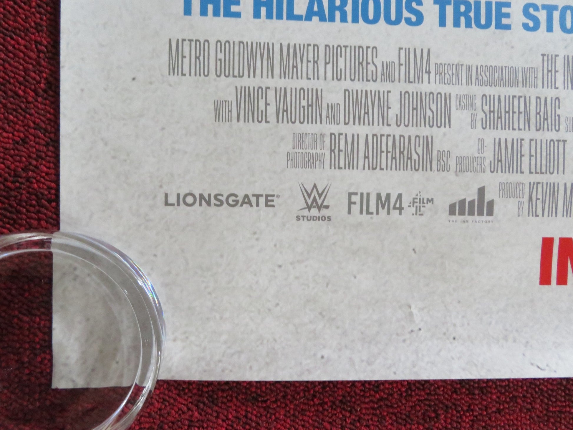 FIGHTING WITH MY FAMILY US ONE SHEET ROLLED POSTER DWAYNE JOHNSON N. FROST 2019 Rendezvous Cinema Movie posters