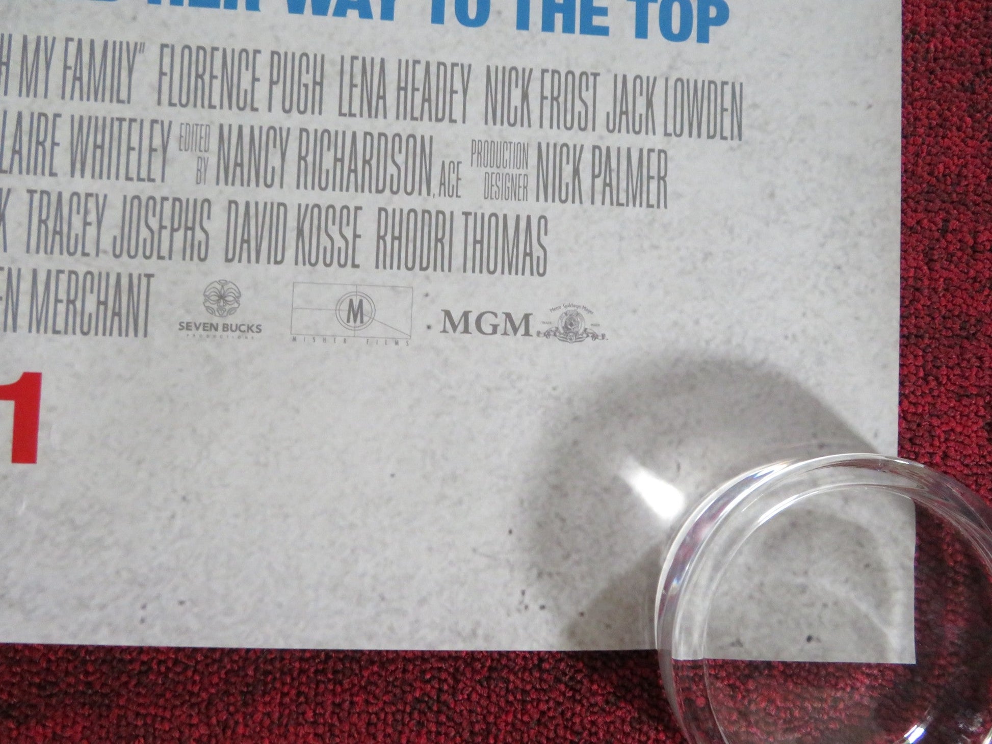 FIGHTING WITH MY FAMILY US ONE SHEET ROLLED POSTER DWAYNE JOHNSON N. FROST 2019 Rendezvous Cinema Movie posters