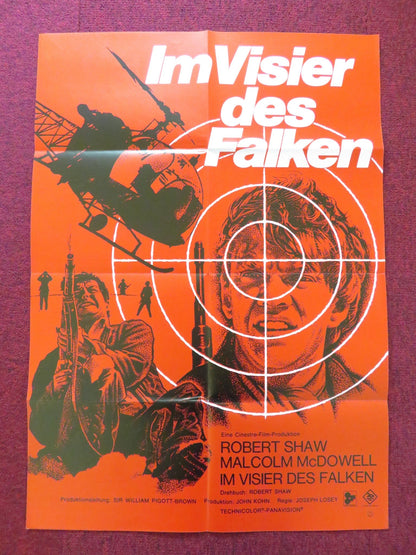 FIGURES IN A LANDSCAPE GERMAN A1 POSTER FOLDED ROBERT SHAW MALCOLM MCDOWELL 1970 Rendezvous Cinema Movie posters