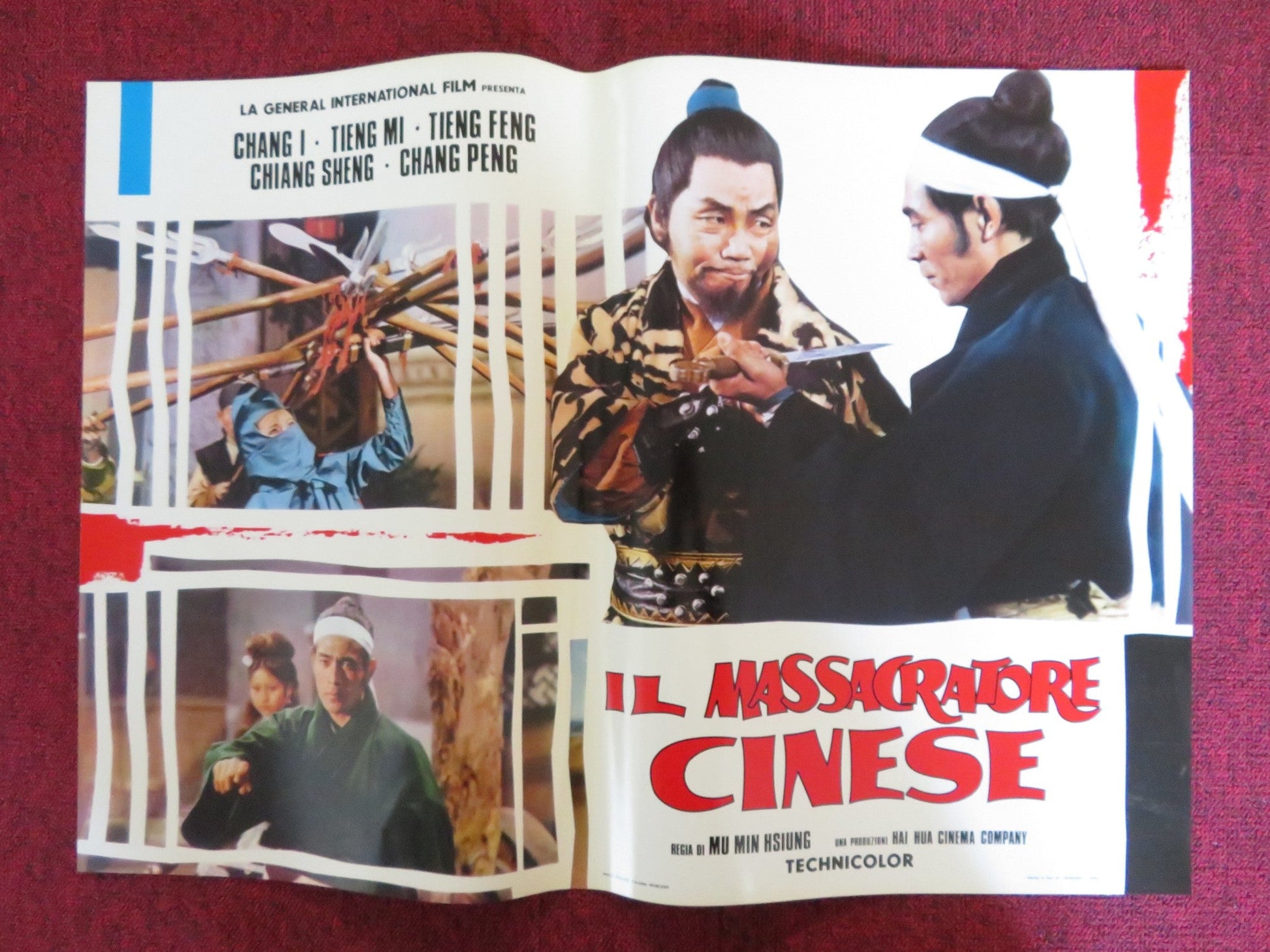 FILIAL SON - C ITALIAN FOTOBUSTA POSTER YI CHANG MI TIEN FEN TIEN 1975 Rendezvous Cinema Movie posters