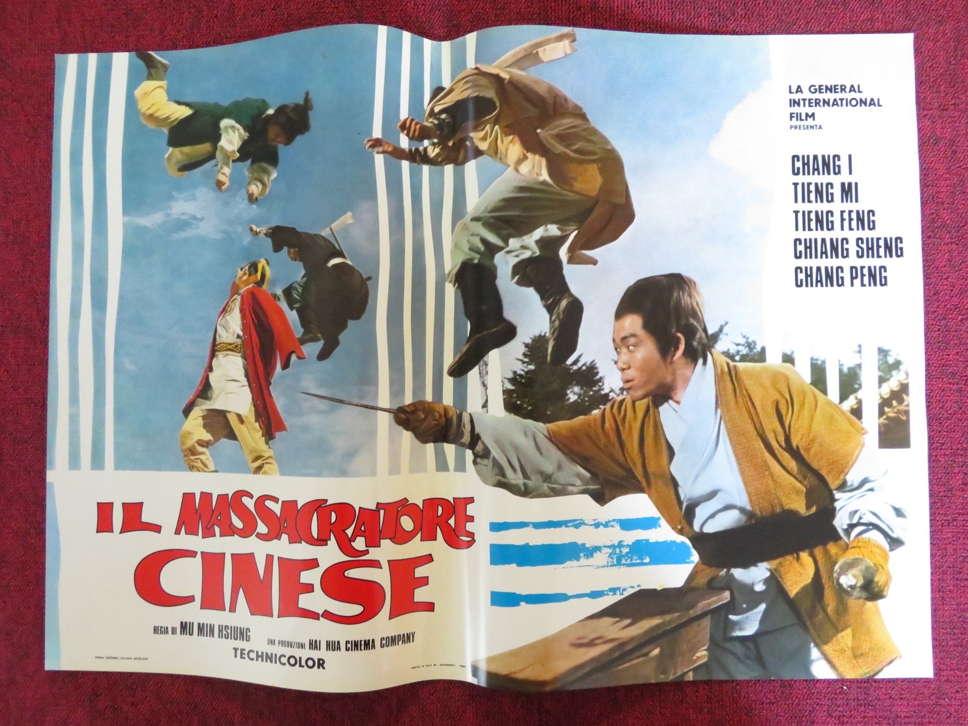 FILIAL SON - E ITALIAN FOTOBUSTA POSTER YI CHANG MI TIEN FEN TIEN 1975 Rendezvous Cinema Movie posters