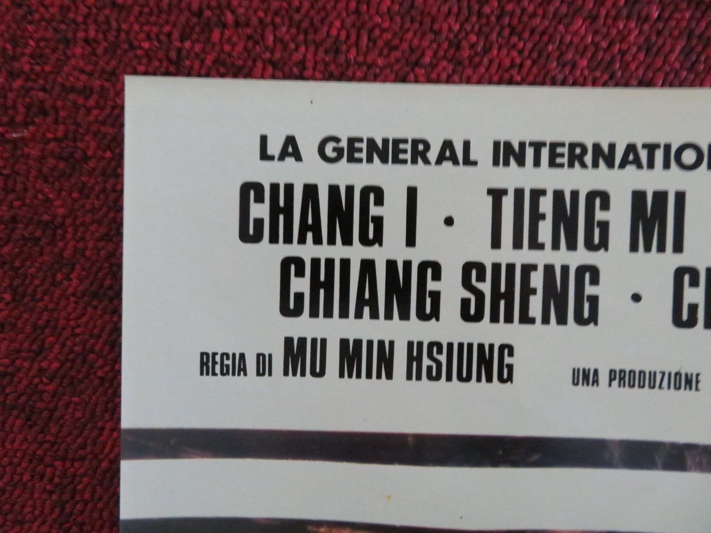 FILIAL SON - F ITALIAN FOTOBUSTA POSTER YI CHANG MI TIEN 1975 Rendezvous Cinema Movie posters