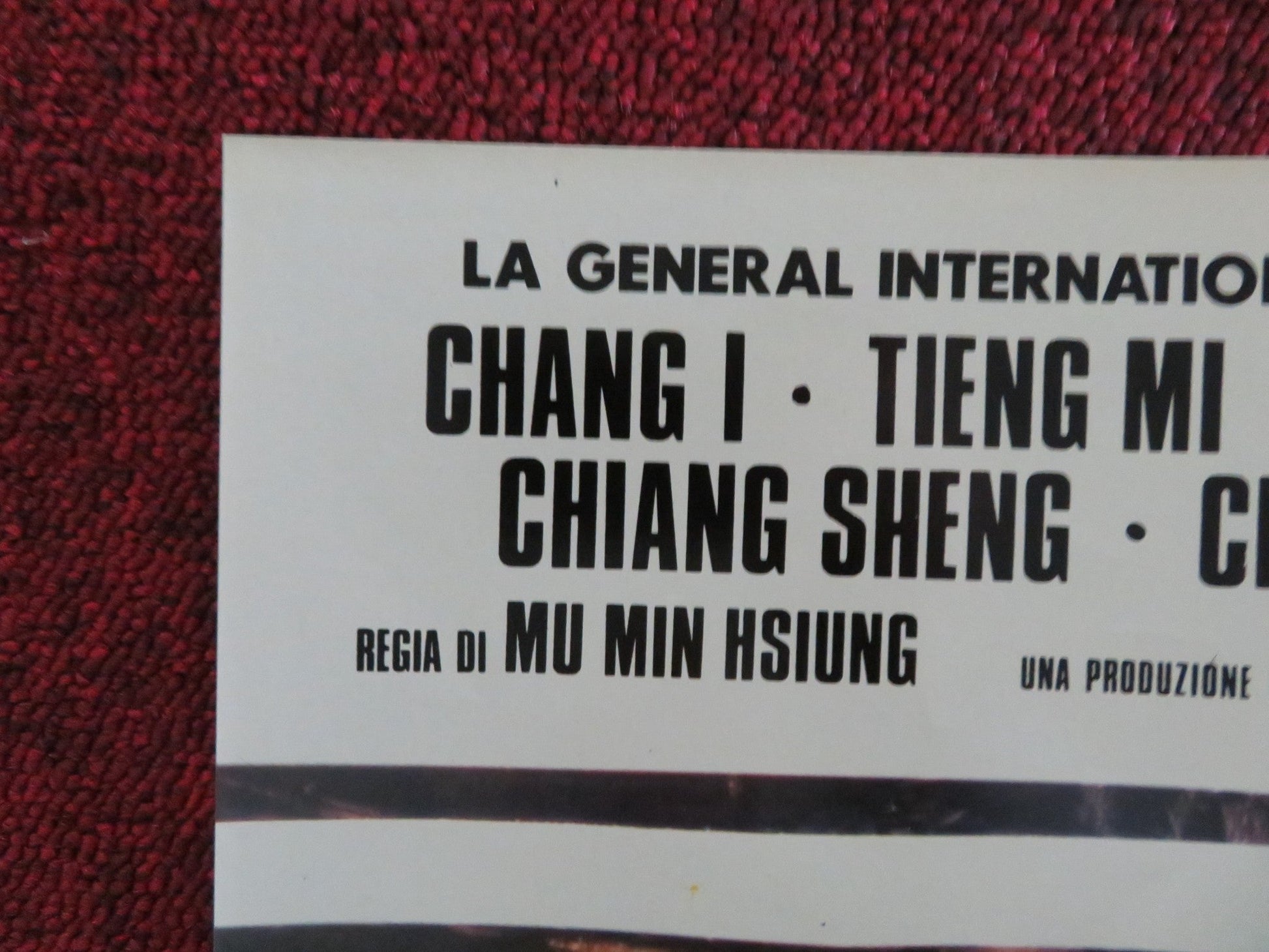 FILIAL SON - F ITALIAN FOTOBUSTA POSTER YI CHANG MI TIEN 1975 Rendezvous Cinema Movie posters