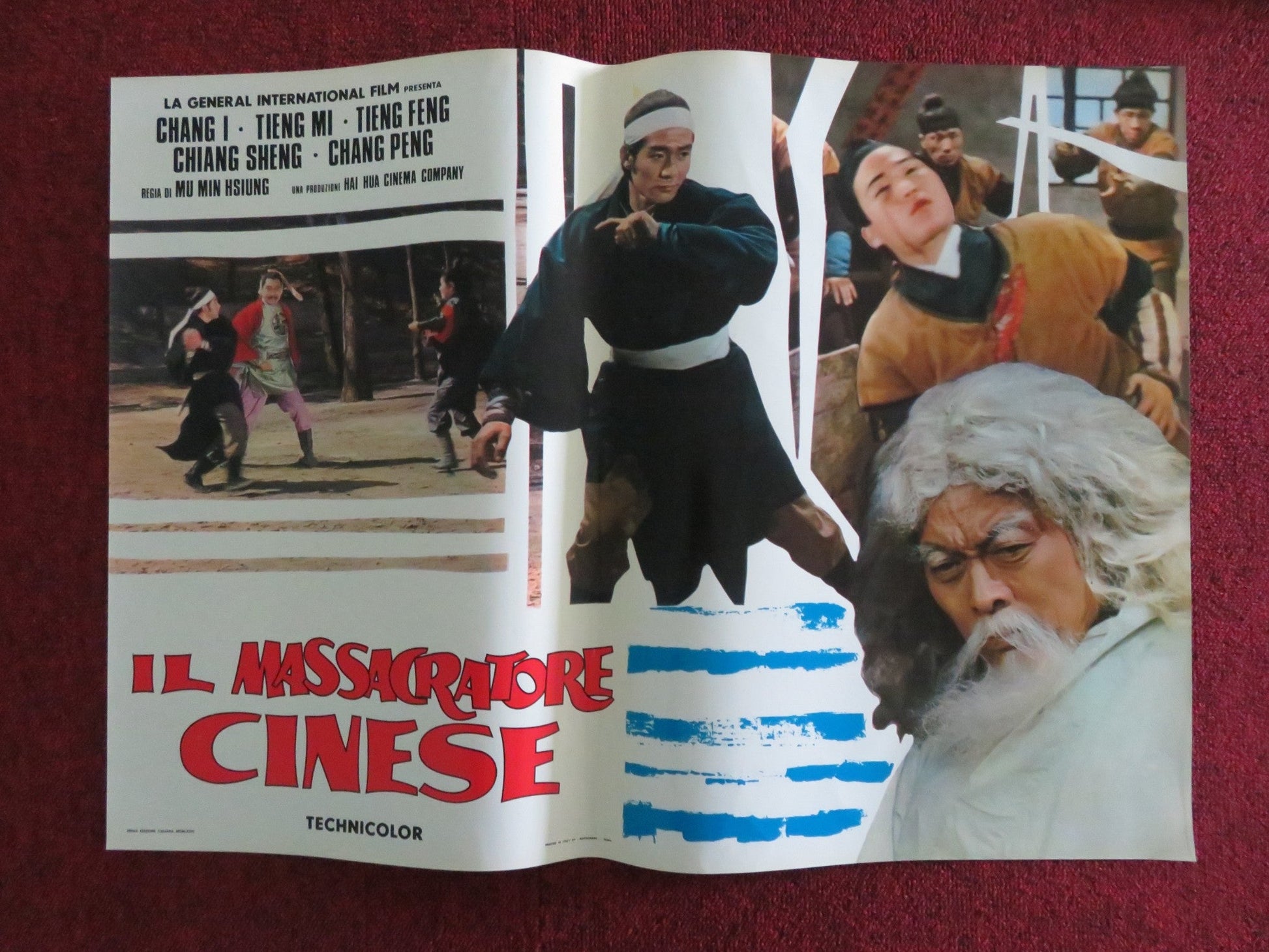 FILIAL SON - F ITALIAN FOTOBUSTA POSTER YI CHANG MI TIEN 1975 Rendezvous Cinema Movie posters