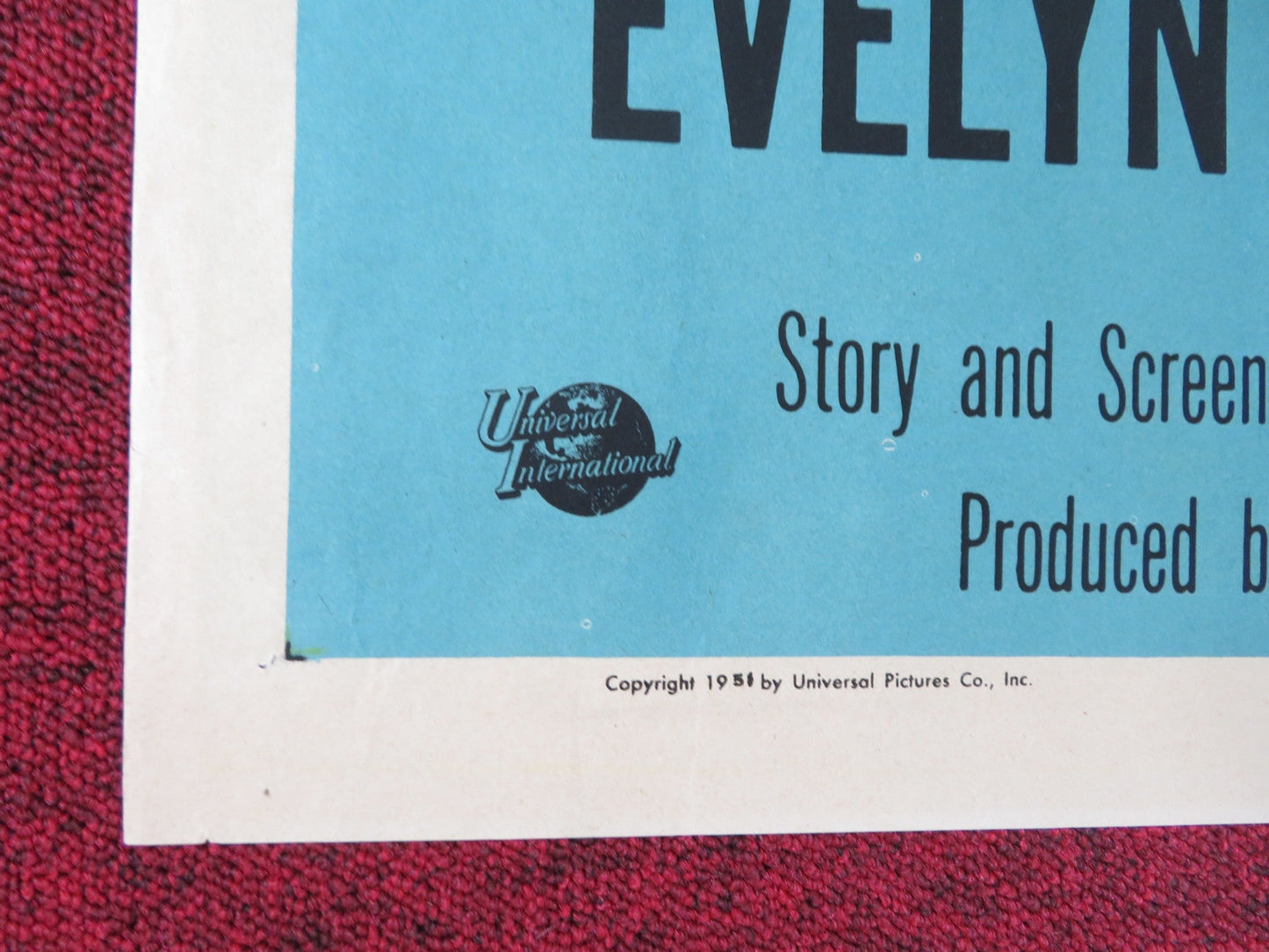 FINDERS KEEPERS FOLDED US ONE SHEET POSTER TOM EWELL JULIE ADAMS 1951 Rendezvous Cinema Movie posters