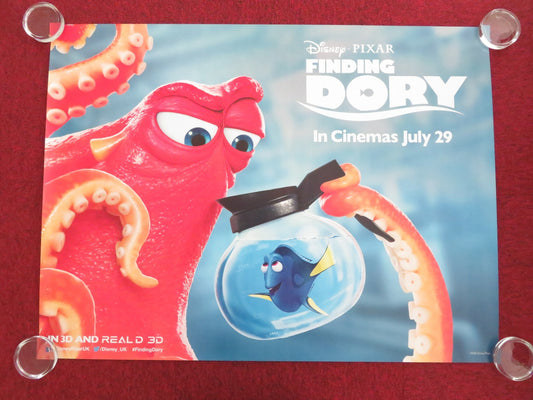FINDING DORY UK QUAD ROLLED POSTER DISNEY ELLEN DEGENERES DIANE KEATON 2016 - Rendezvous Cinema