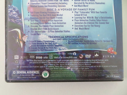 Finding Nemo - 2 disc collector's edition (DVD) Disney A. Gould 2003 Region 1 Movie posters