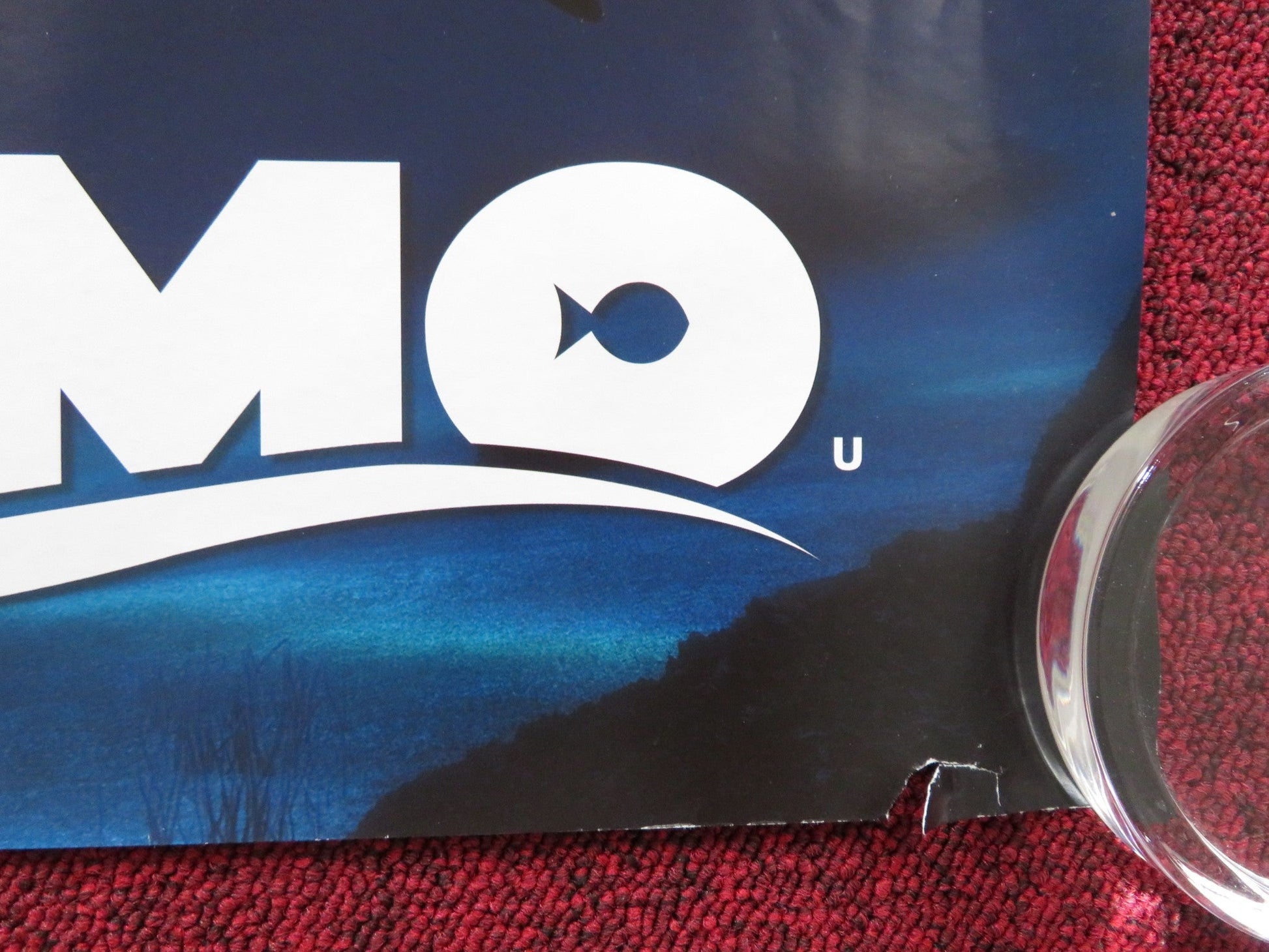 FINDING NEMO - B UK QUAD ROLLED POSTER DISNEY WILLEM DAFOE E. DEGENERES 2003 Rendezvous Cinema Movie posters