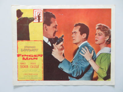 FINGER MAN - F US LOBBY CARD FRANK LOVEJOY FORREST TUCKER 1955 Rendezvous Cinema Movie posters