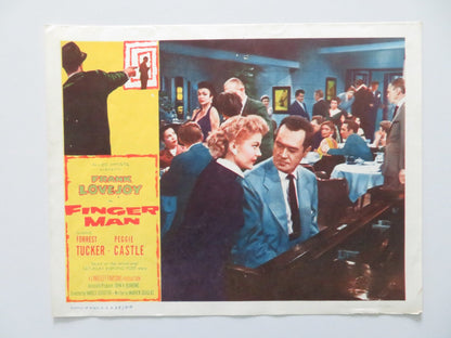 FINGER MAN - G US LOBBY CARD FRANK LOVEJOY FORREST TUCKER 1955 Rendezvous Cinema Movie posters