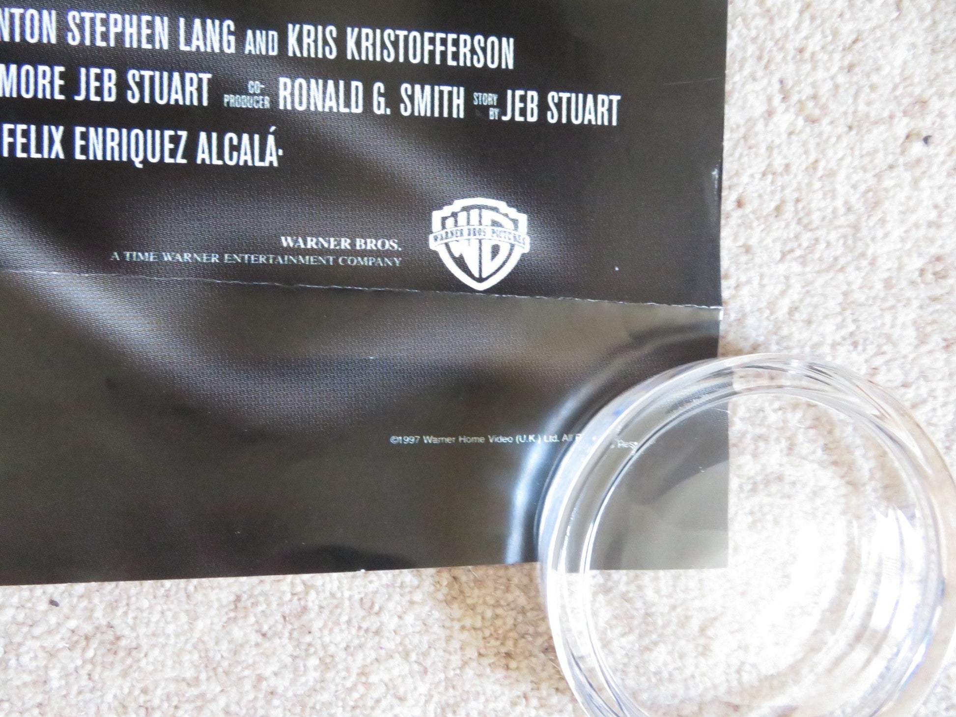 FIRE DOWN BELOW VHS VIDEO POSTER STEVEN SEAGAL MARG HELGENBERGER 1997 Rendezvous Cinema Movie posters