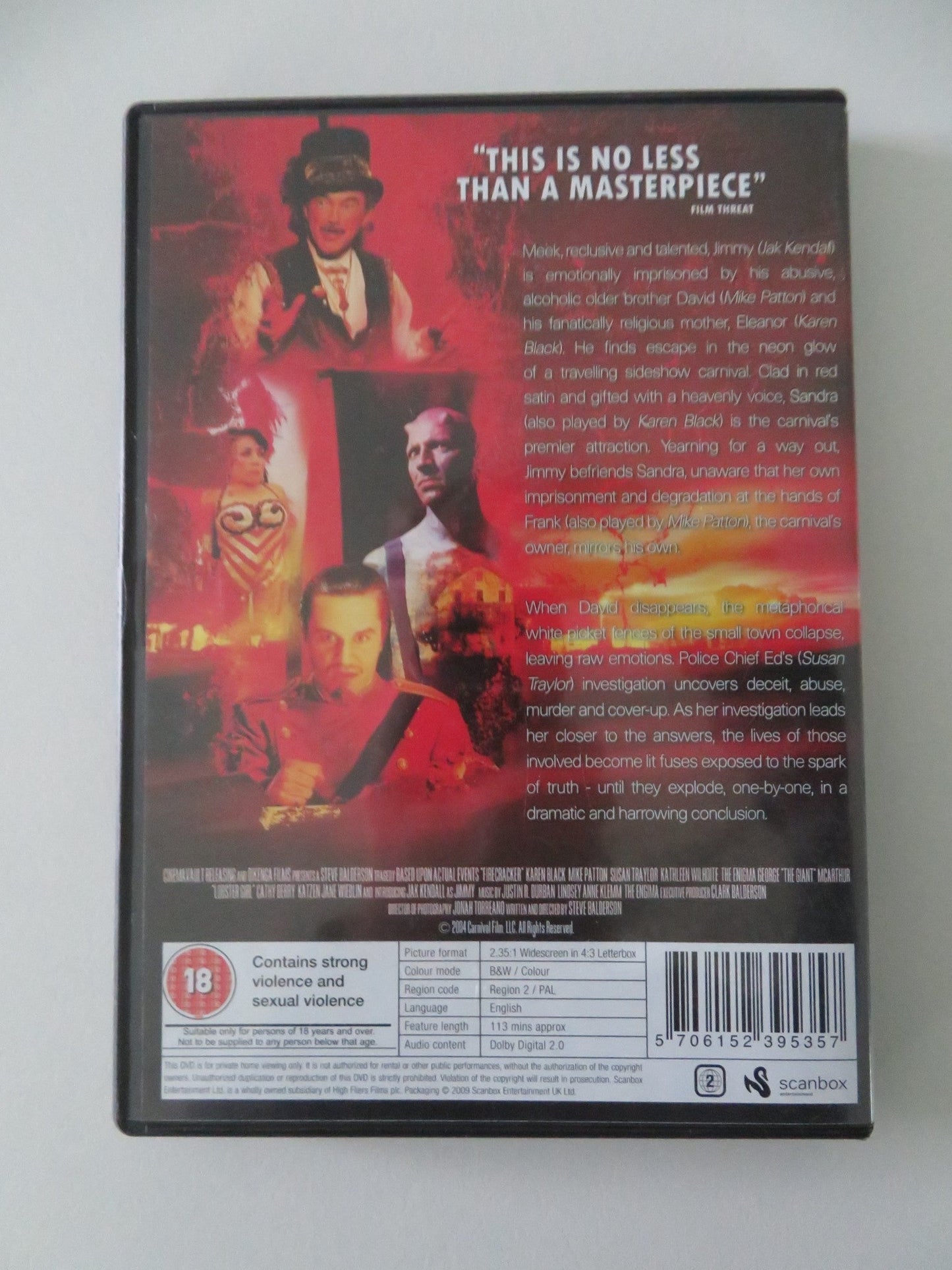 FIRECRACKER (DVD) KAREN BLACK MIKE PATTON SUSAN TRAYLOR 2005 REGION 2 Movie posters