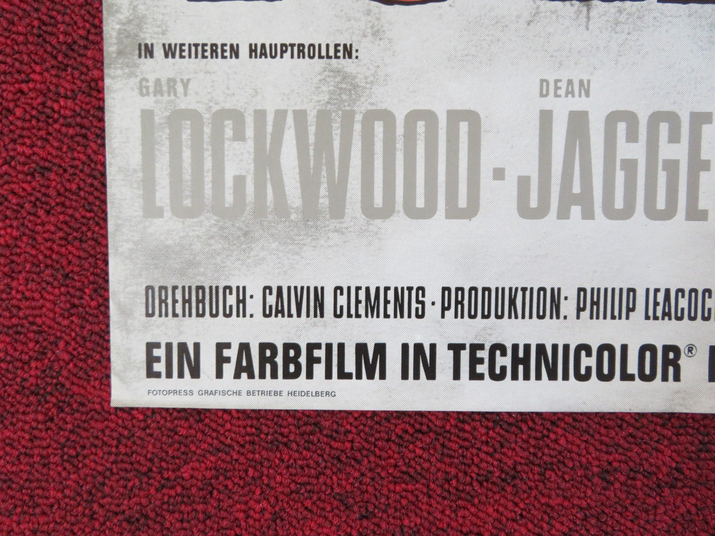 FIRECREEK GERMAN A1 POSTER FOLDED JAMES STEWART HENRY FONDA 1968 Rendezvous Cinema Movie posters