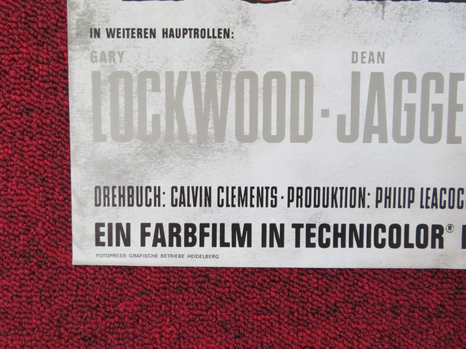 FIRECREEK GERMAN A1 POSTER FOLDED JAMES STEWART HENRY FONDA 1968 Rendezvous Cinema Movie posters