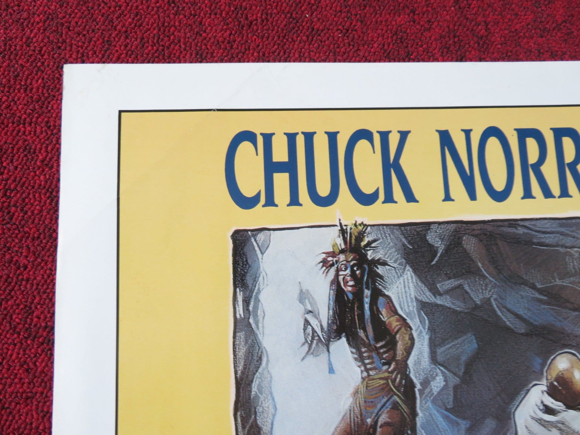 FIREWALKER FOLDED US ONE SHEET POSTER CANNON CHUCK NORRIS LOU GOSSETT 1986 Rendezvous Cinema Movie posters