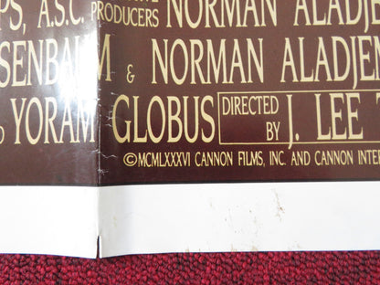 FIREWALKER FOLDED US ONE SHEET POSTER CANNON CHUCK NORRIS LOU GOSSETT 1986 Rendezvous Cinema Movie posters