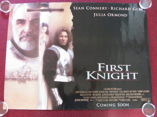 FIRST KNIGHT UK QUAD ROLLED POSTER SEAN CONNERY RICHARD GERE 1995 Rendezvous Cinema Movie posters