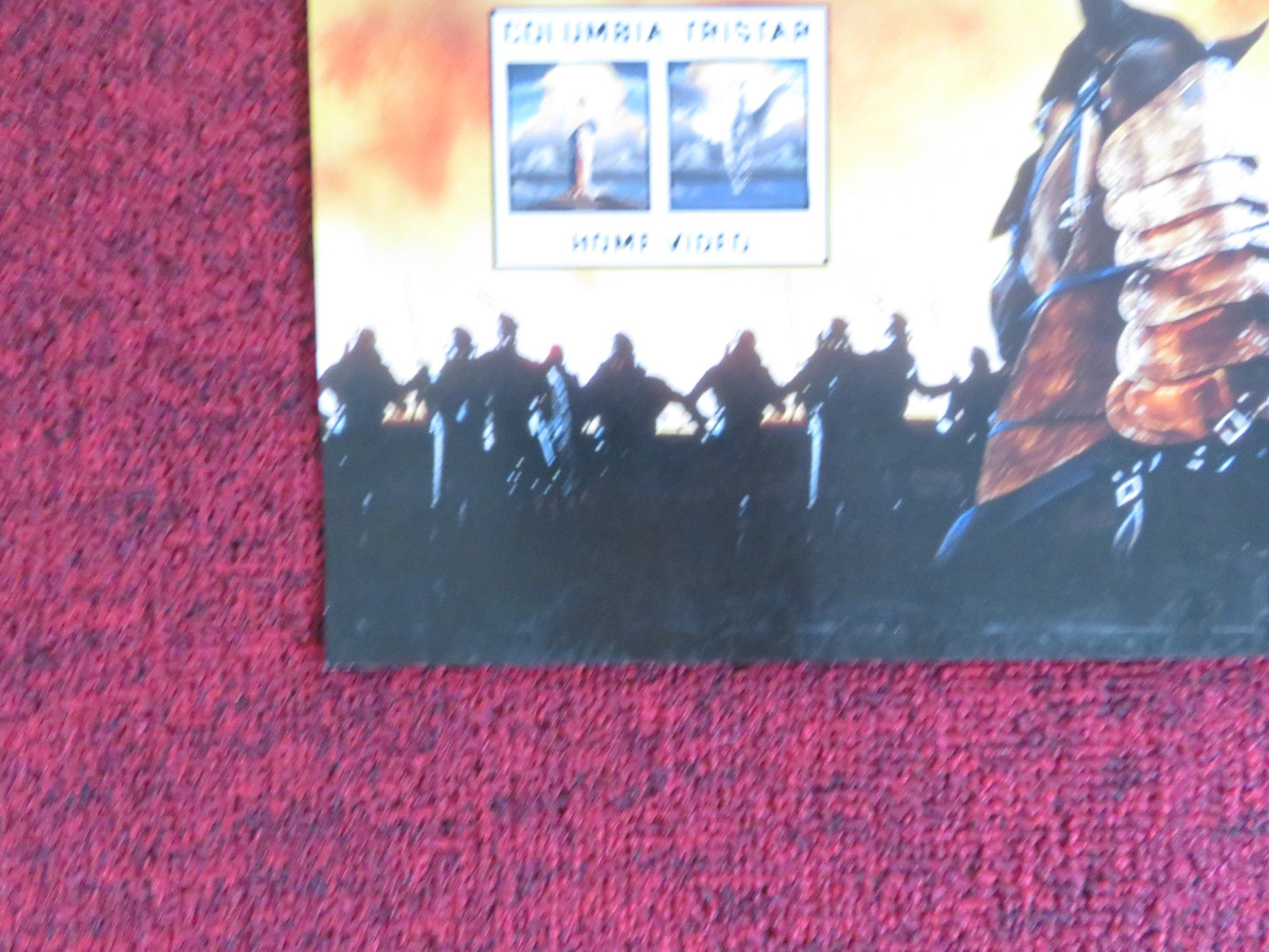 FIRST KNIGHT VHS VIDEO POSTER SEAN CONNERY RICHARD GERE 1995 Rendezvous Cinema Movie posters