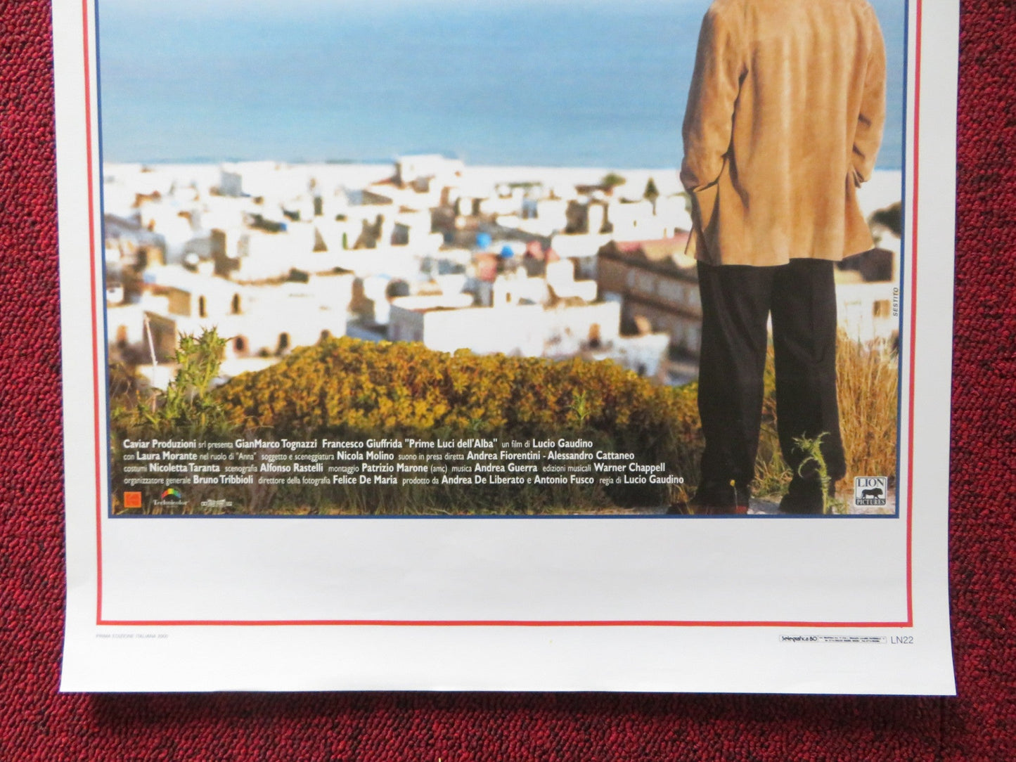 FIRST LIGHT OF DAWN ITALIAN LOCANDINA POSTER LUCIO GAUDINO LAURA MORANTE 2000 Rendezvous Cinema Movie posters