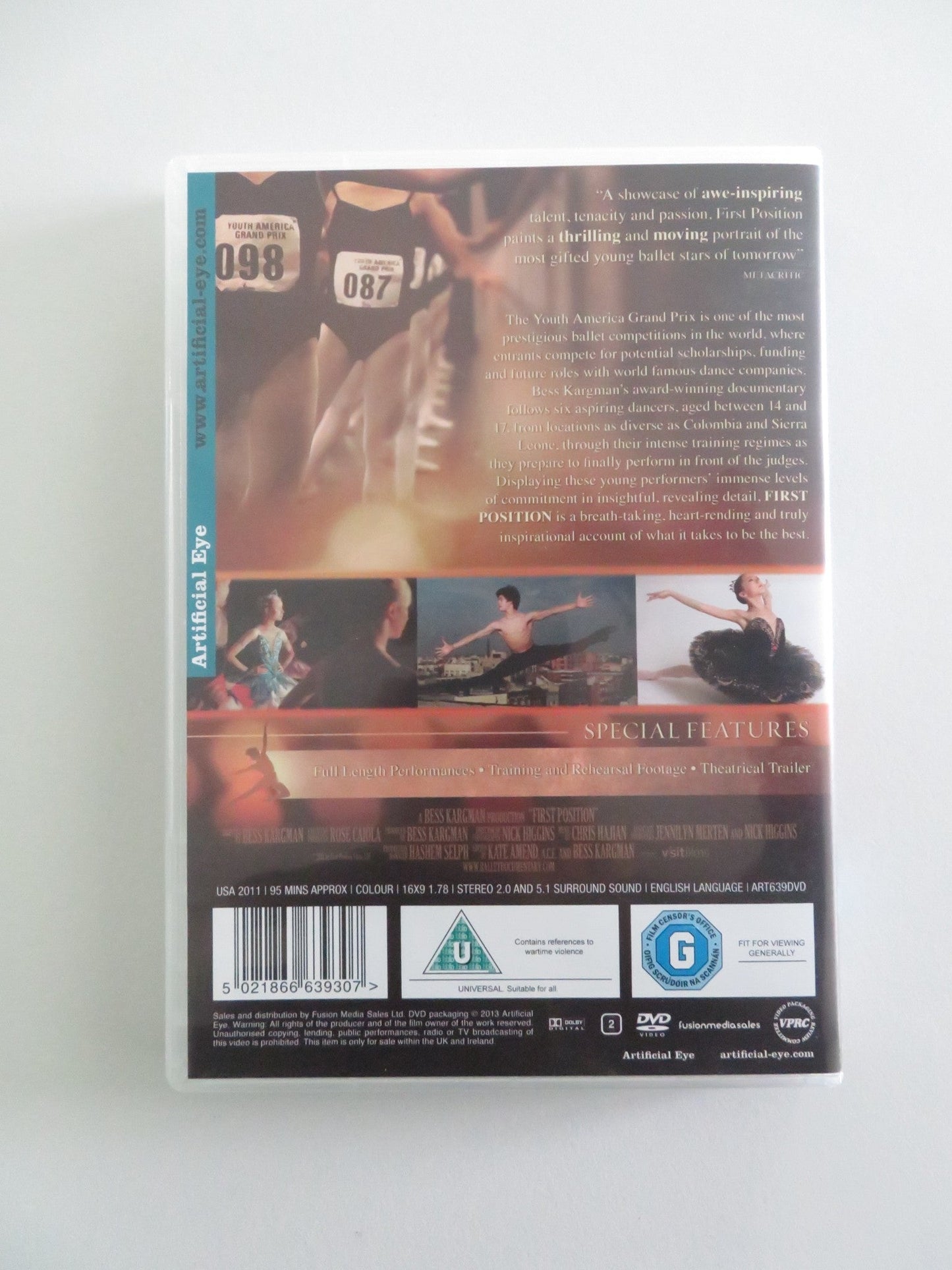 FIRST POSITION (DVD) ARAN BELL REBECCA HOUSEKNECHT 2011 REGION 2 Rendezvous Cinema Movie posters