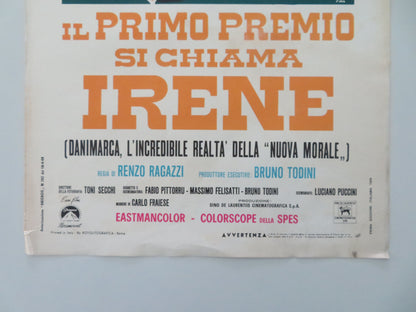 First Prize Irene Italian Locandina Poster 1969 Movie posters