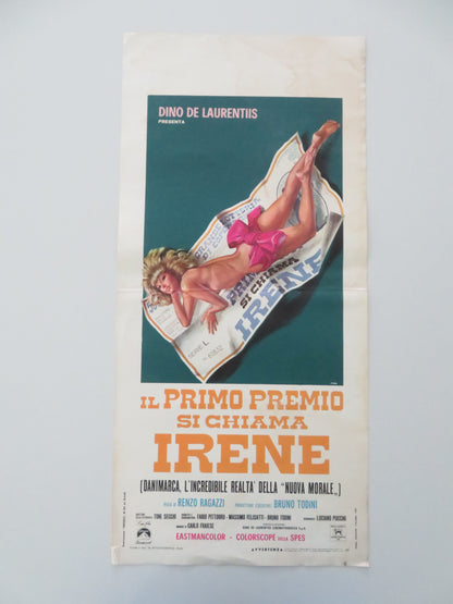 First Prize Irene Italian Locandina Poster 1969 Movie posters