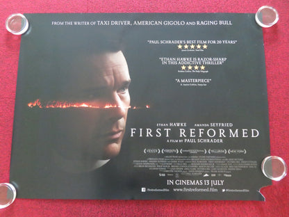 FIRST REFORMED UK QUAD ROLLED POSTER ETHAN HAWKE AMANDA SEYFRIED 2017 - Rendezvous Cinema