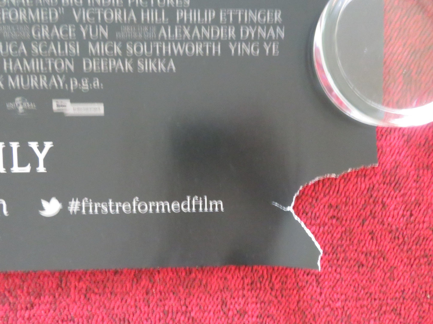FIRST REFORMED UK QUAD ROLLED POSTER ETHAN HAWKE AMANDA SEYFRIED 2017 - Rendezvous Cinema