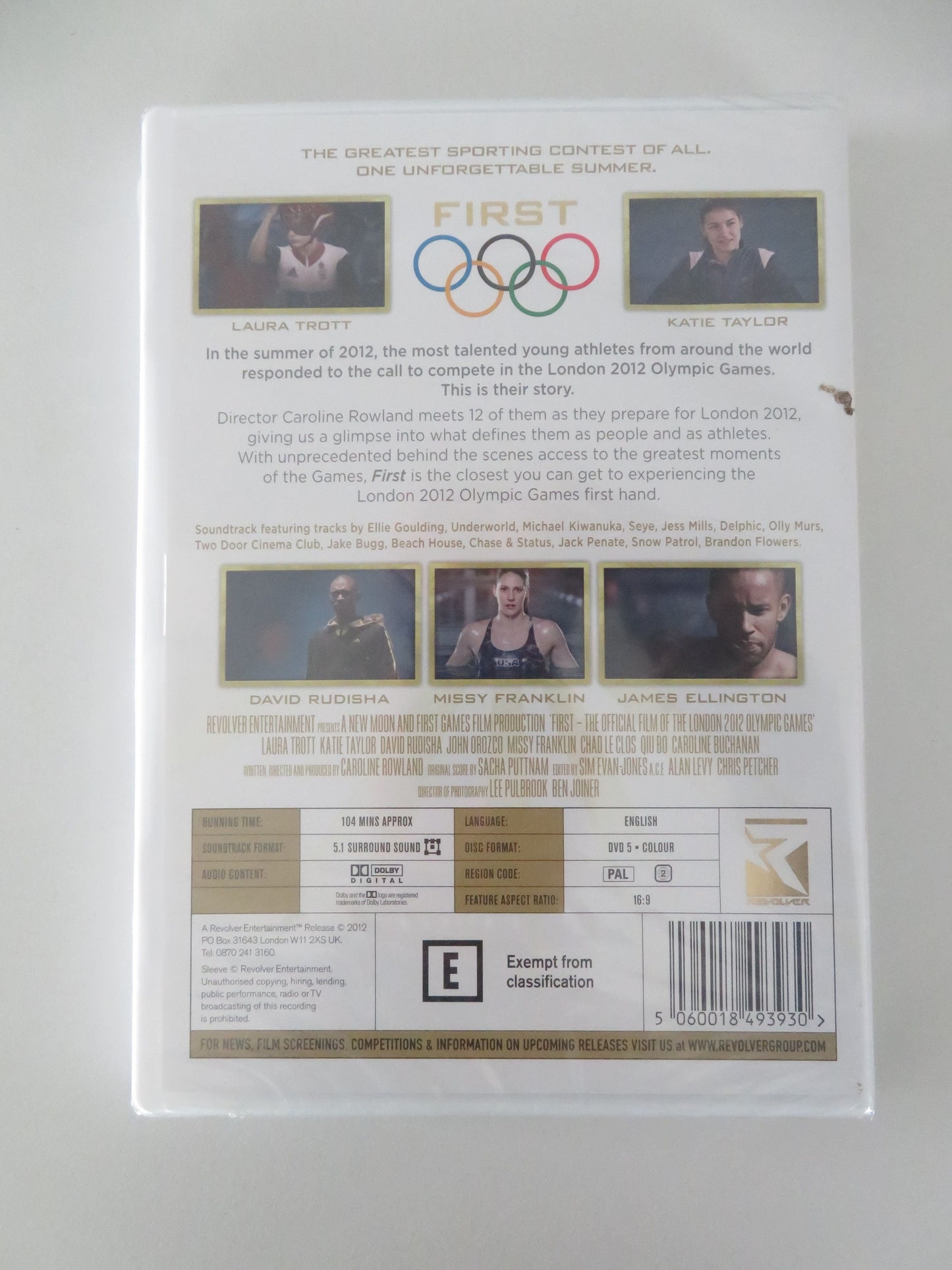 First - The Official Film of the London 2012 Olympic Games (DVD) 2012 Region 2 Movie posters
