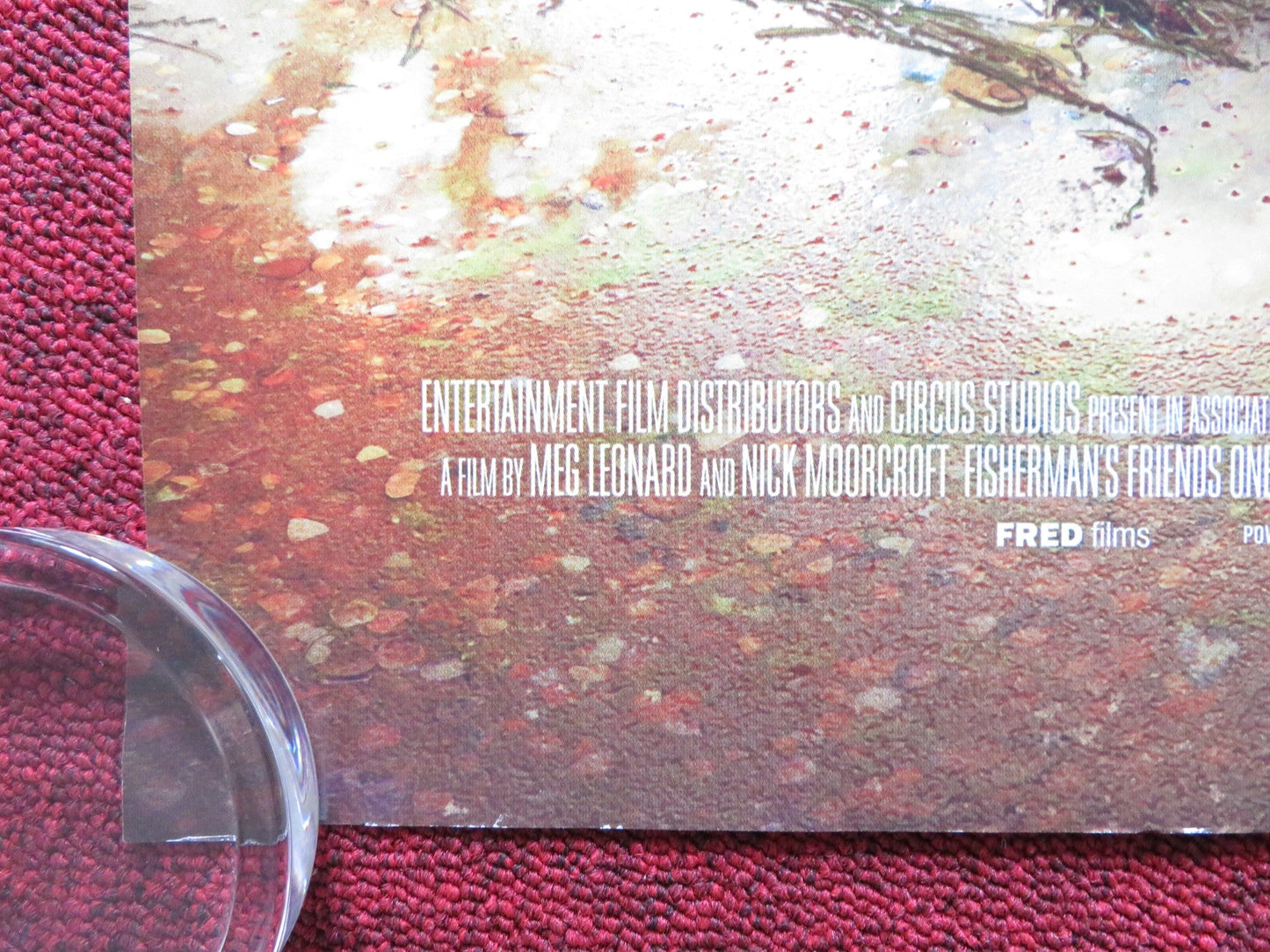 FISHERMAN'S FRIENDS: ONE AND ALL - A UK QUAD ROLLED POSTER JAMES PUREFOY 2022 Rendezvous Cinema Movie posters