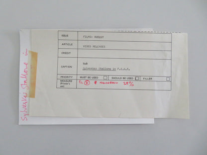 F.I.S.T. MOVIE STILL PHOTO SYLVESTER STALLLONE 1978 Movie posters