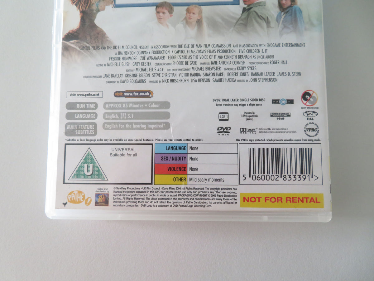 Five Children and It (DVD) Tara Fitzgerald Freddie Highmore 2004 Region 2 Movie posters