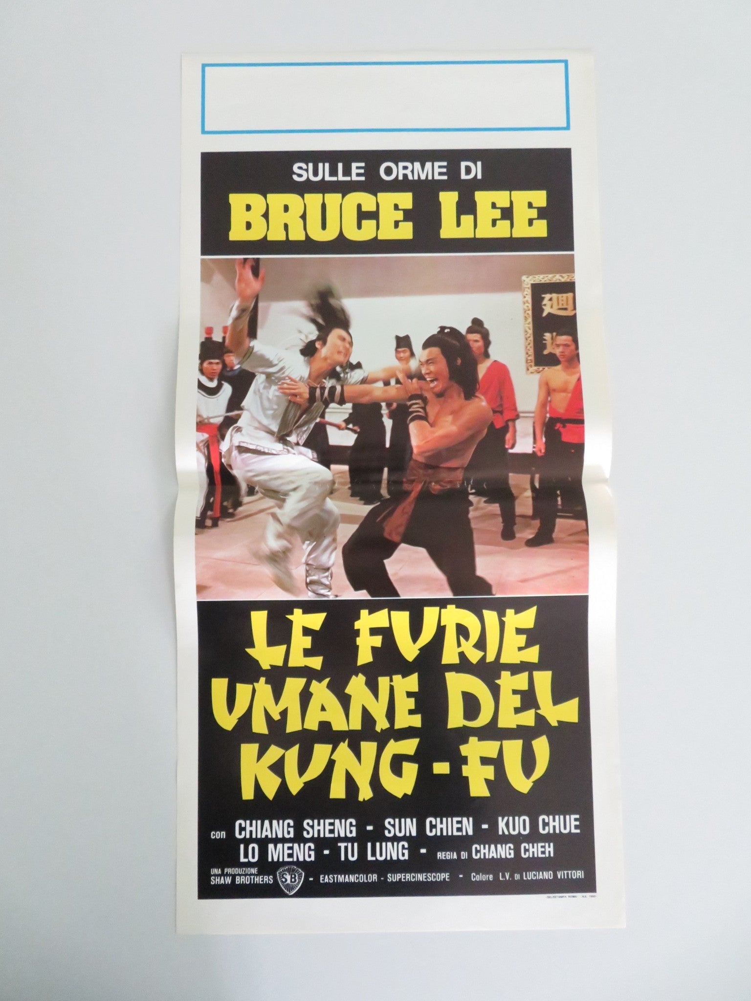 FIVE DEADLY VENOMS ITALIAN LOCANDINA POSTER CHIANG SHENG SUN CHIEN 1978 Movie posters