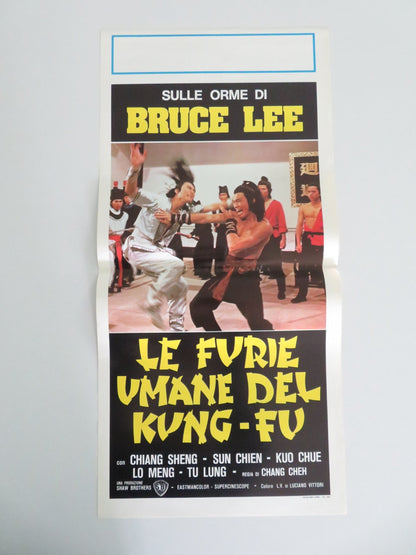 FIVE DEADLY VENOMS ITALIAN LOCANDINA POSTER CHIANG SHENG SUN CHIEN 1978 Movie posters
