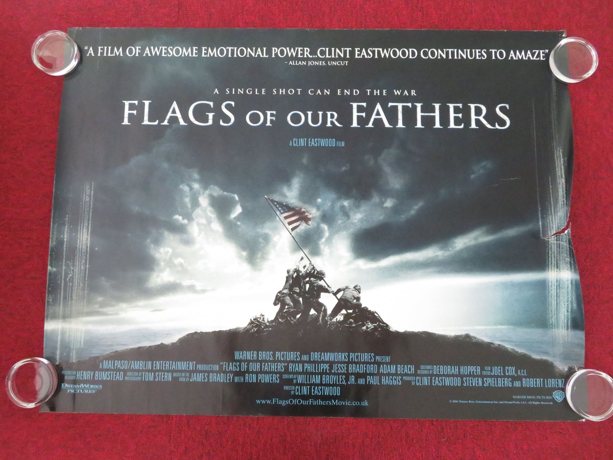 Flags of Our Fathers -B UK Quad Rolled Poster Ryan Phillippe Jesse Bradford 2006 Movie posters