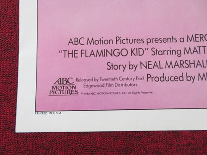 FLAMINGO KID FOLDED US ONE SHEET POSTER MATT DILLON RICHARD CRENNA 1984 Rendezvous Cinema Movie posters